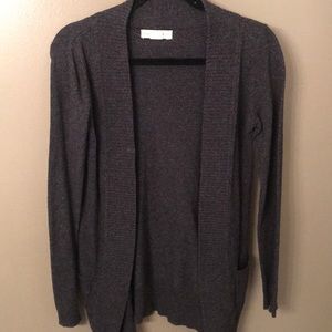 Staring at stars dark gray cardigan
